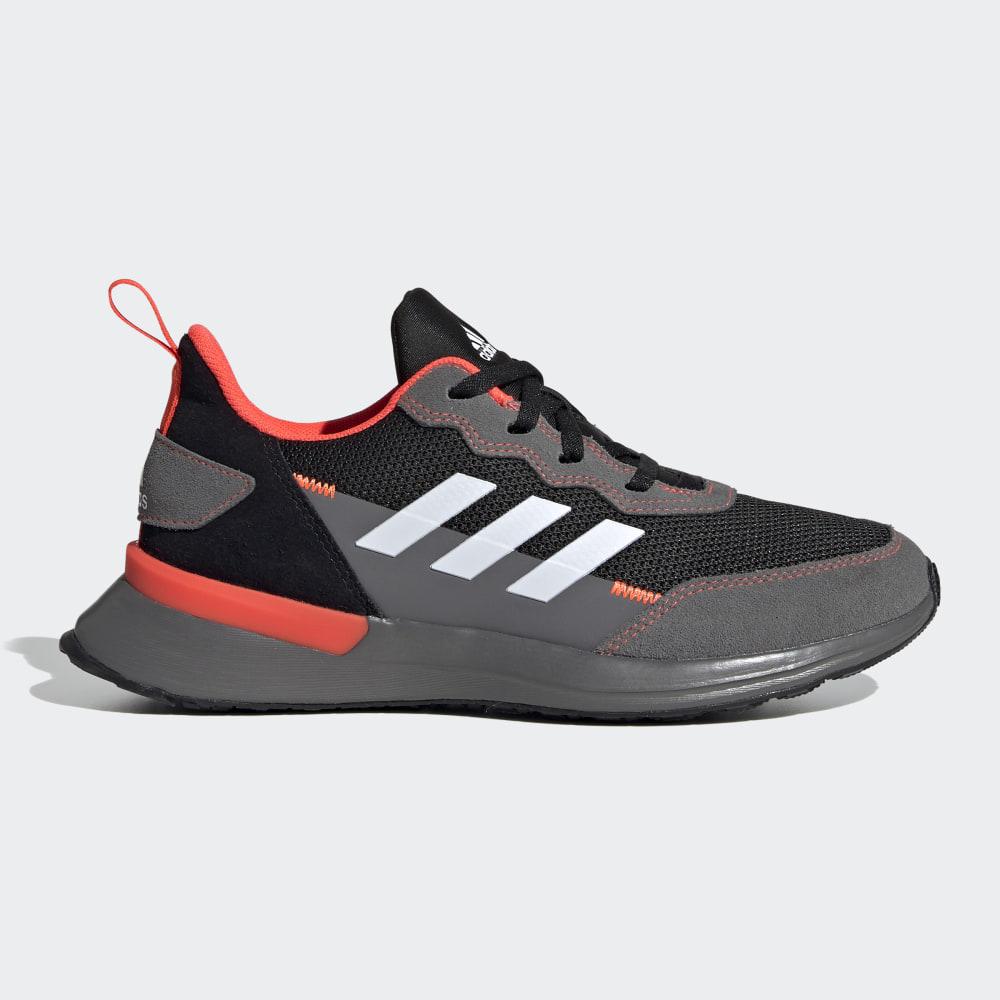 Adidas Boys' RapidaRun Elite Running Shoes Black/White/Red Ireland EG6911